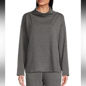 - NWTEileen Fisher
Cozy Brushed Terry Knit Drapey Funnel Neck Long Sleeve …